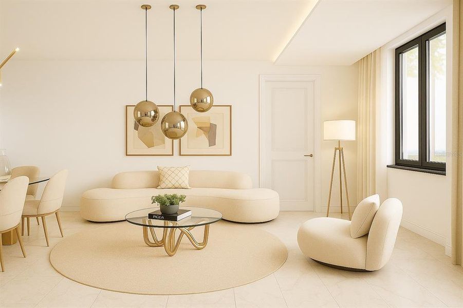Furnished interior view inside a new home in , Port Charlotte (Image 5).