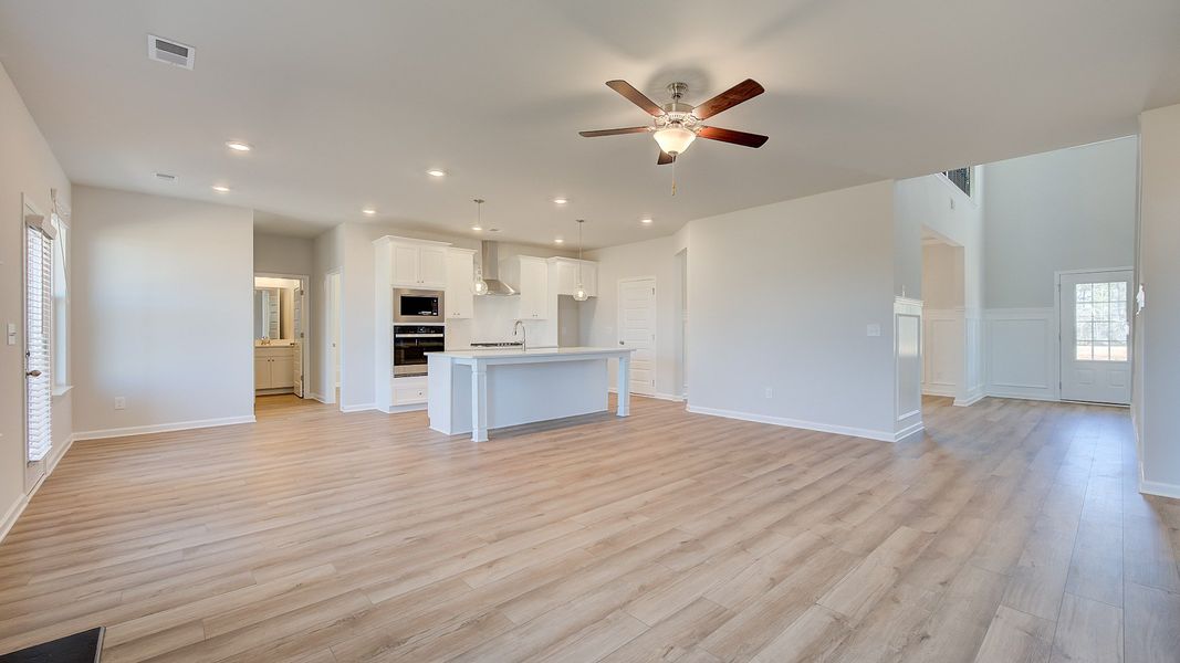 Furnished interior view inside a new home in Westwind Estates, Hampton (Image 7).