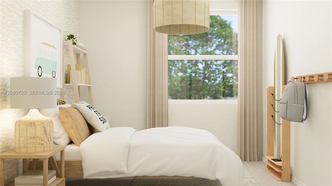 Furnished interior view inside a new home in Le Jardine, Florida City (Image 13).