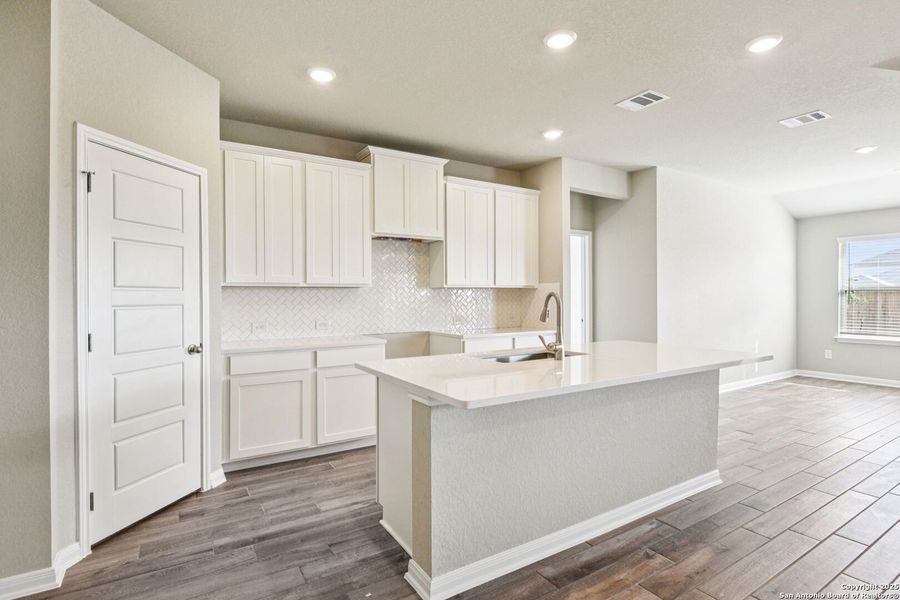 Furnished interior view inside a new home in Legendary Trails - Premier Series, Cibolo (Image 4). Furnished interior view inside a new home in Legendary Trails - Premier Series, Cibolo (Image 4).