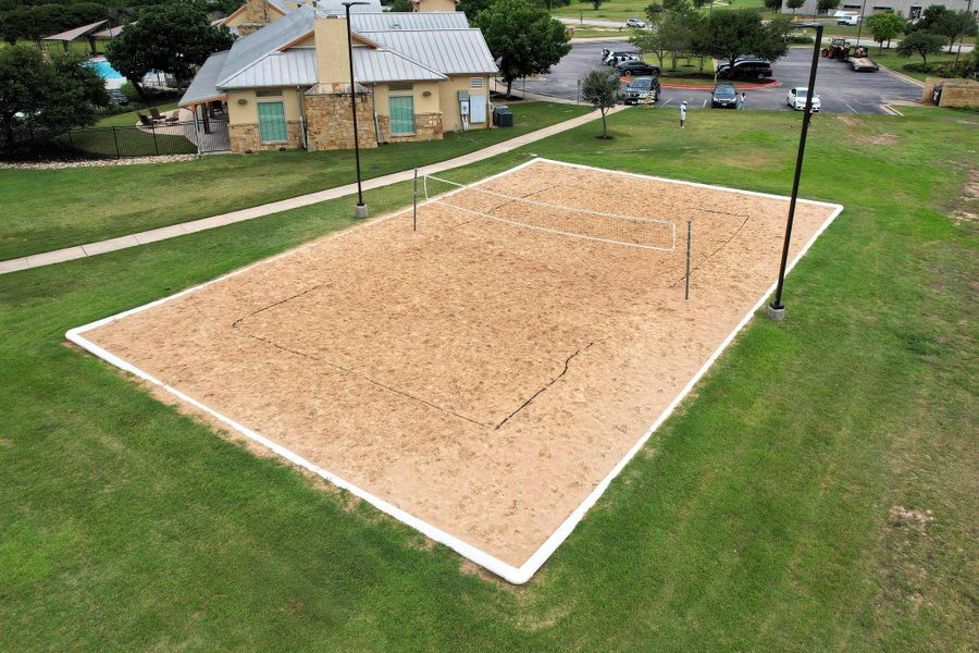 There's also sand volleyball! There's also sand volleyball!