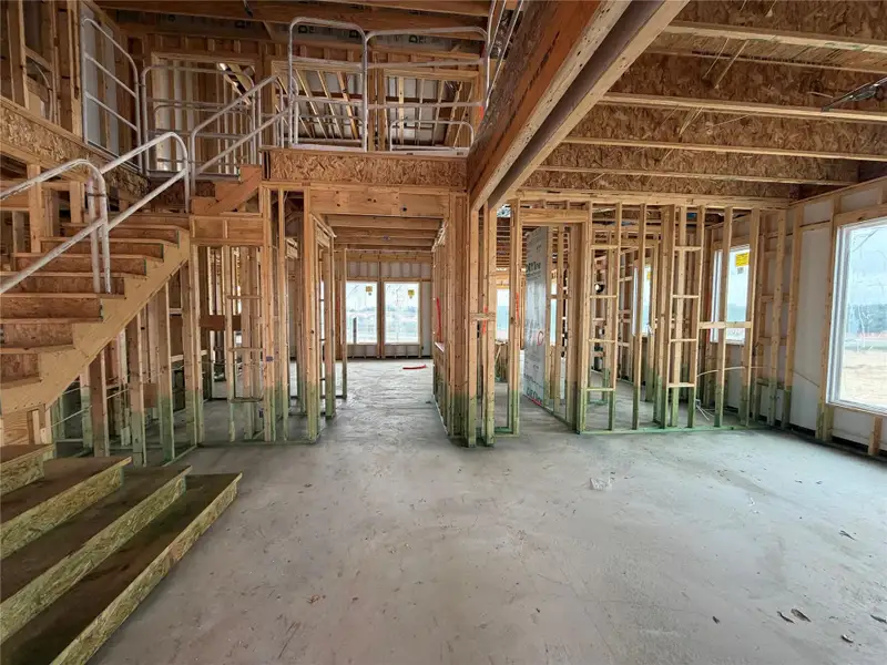 In-progress construction of a new home in Lariat, Liberty Hill, TX (Image 6).