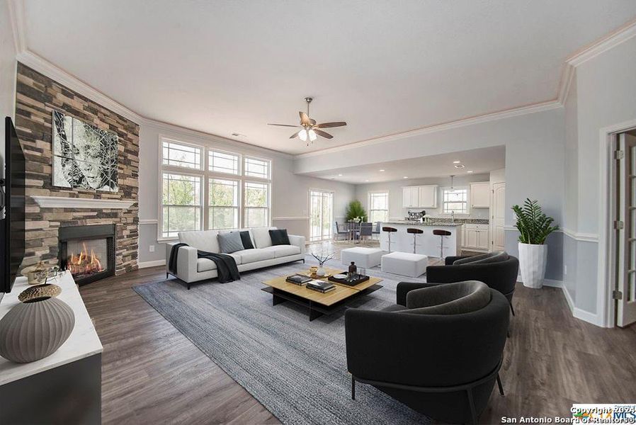 Furnished interior view inside a new home in Marion Park, Marion (Image 7).