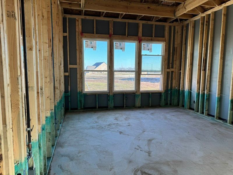 In-progress construction of a new home in Rocky Top, Krum, TX (Image 12).