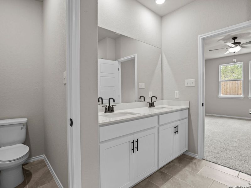 Furnished interior view inside a new home in Royal Crest, San Antonio (Image 10).