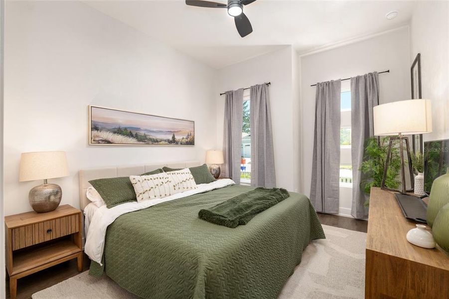 Furnished interior view inside a new home in Fairway Pointe at West End, Newberry (Image 41).