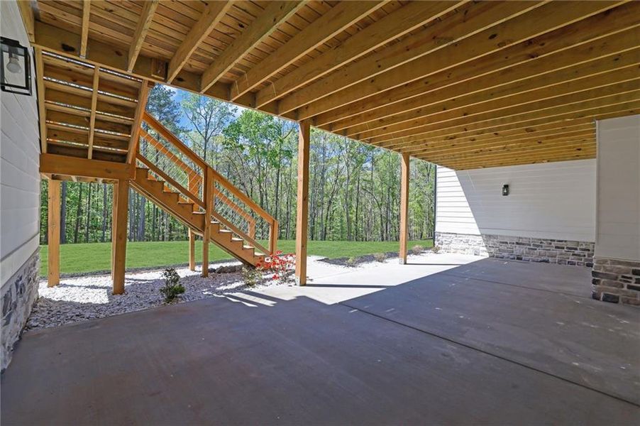 In-progress construction of a new home in , Monroe, GA (Image 75).