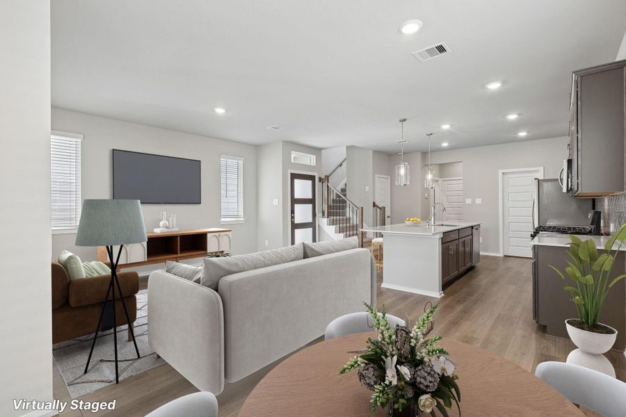 Furnished interior view inside a new home in Pinewood Trails - City Series, Atascocita (Image 16).