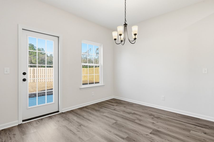Representative unfurnished interior of a home built from the The Porter by RTS Homes in The Pointe at Villages on Marne, Hinesville (Image 17).