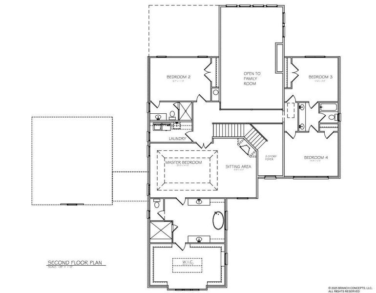 2D floor plan layout of this home in , Cumming, GA (Image 4).