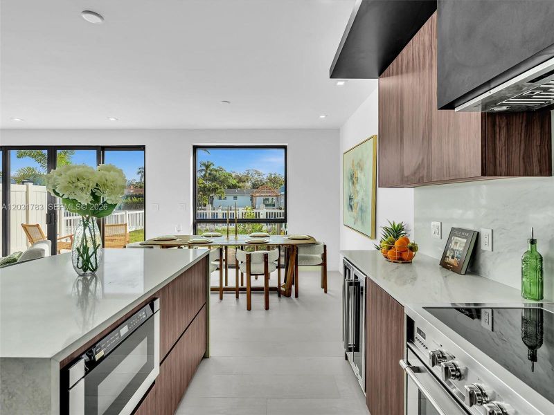 Furnished interior view inside a new home in , Dania Beach (Image 65).