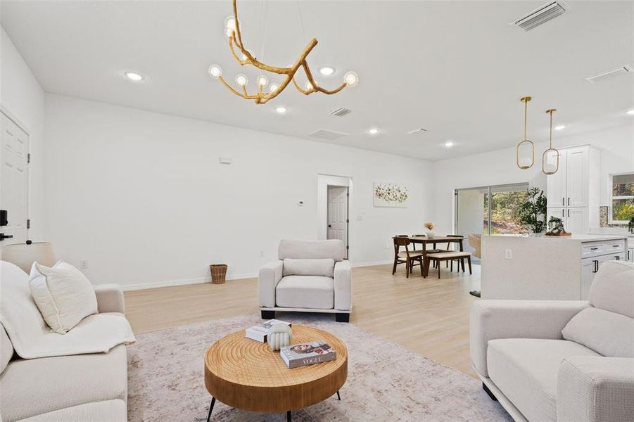 Furnished interior view inside a new home in , Citrus Springs (Image 11).