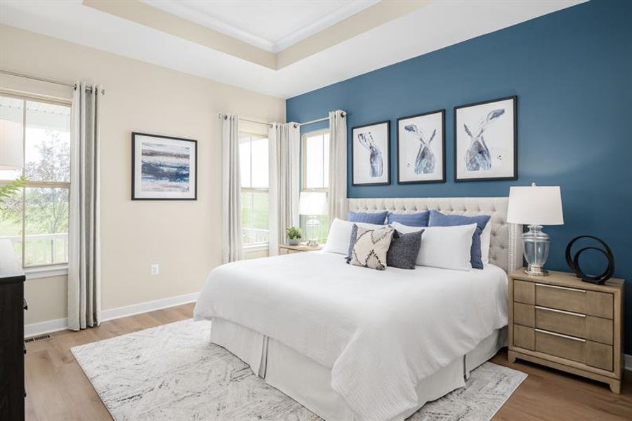 Furnished interior view inside a new home in Newberry 55+, McDonough (Image 9).