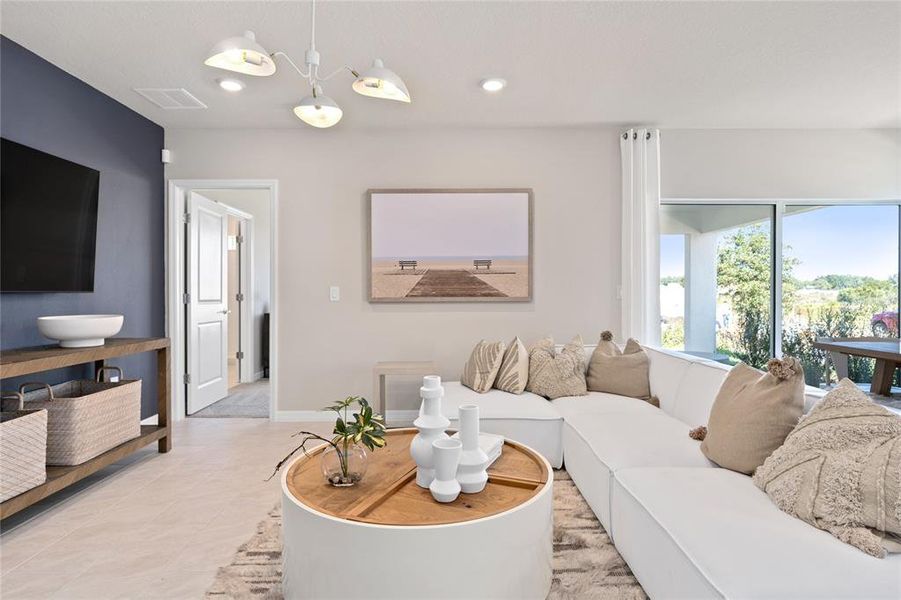 Furnished interior view inside a new home in Hartford Terrace, Davenport (Image 15). Furnished interior view inside a new home in Hartford Terrace, Davenport (Image 15).