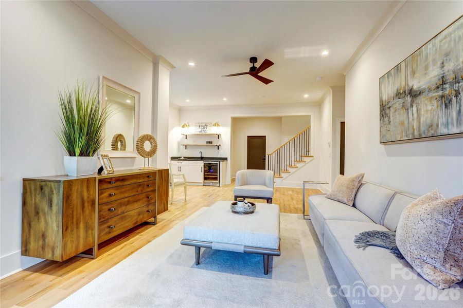 Furnished interior view inside a new home in , Charlotte (Image 33).