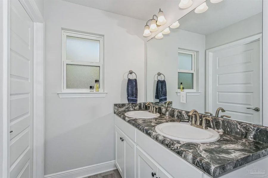 Furnished interior view inside a new home in Westpointe Place, Pensacola (Image 19). Furnished interior view inside a new home in Westpointe Place, Pensacola (Image 19).