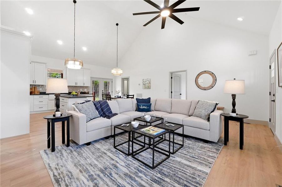 Furnished interior view inside a new home in , Resaca (Image 9). Furnished interior view inside a new home in , Resaca (Image 9).