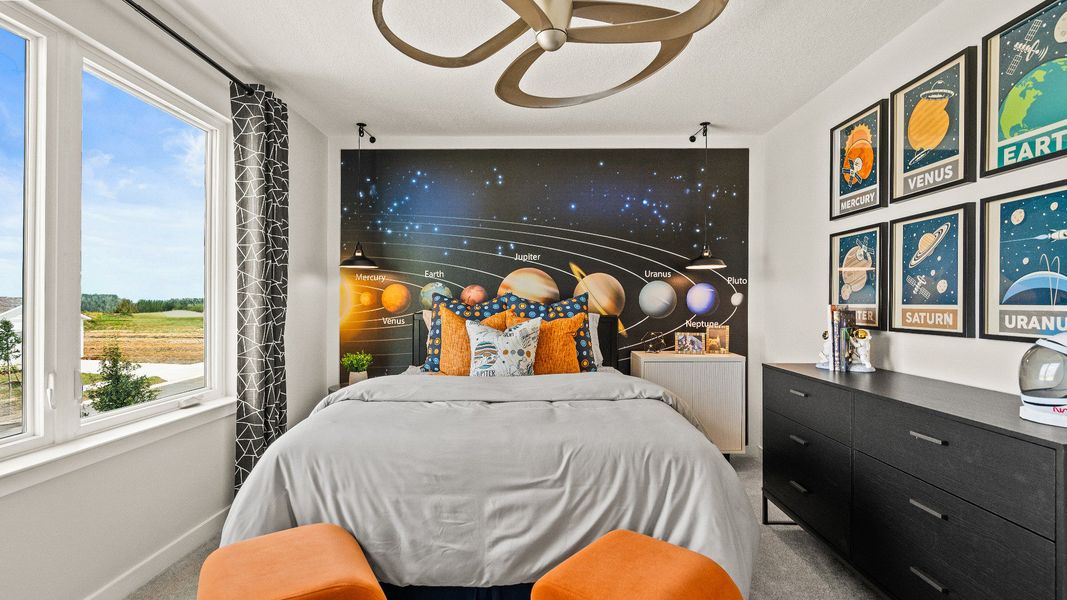 Third Bedroom in the Model Highbourne by DRB Homes in Hamilton Bluff located in Haines City, FL. Third Bedroom in the Model Highbourne by DRB Homes in Hamilton Bluff located in Haines City, FL.