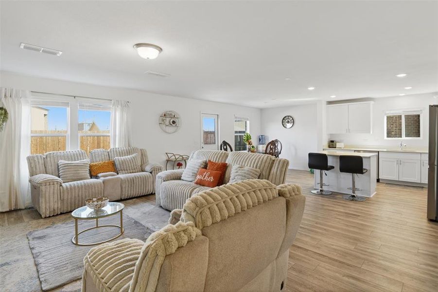 Furnished interior view inside a new home in Travis Ranch, Forney (Image 23).