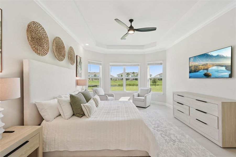 Furnished interior view inside a new home in Esplanade at Azario Lakewood Ranch, Bradenton (Image 19).