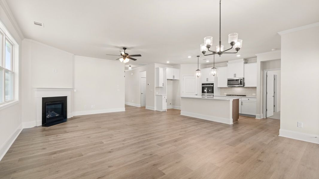 Representative unfurnished interior of a home built from the Clifton by D.R. Horton in Hamptons at Riverwood North, Dallas (Image 23).