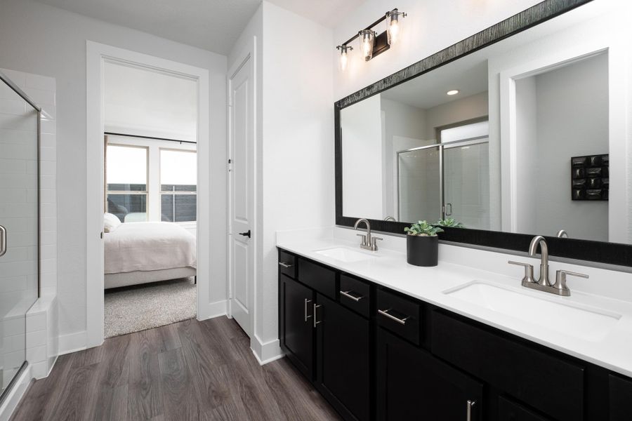 Representative furnished interior of a home built from the Sage by Tri Pointe Homes in Union Park, Little Elm (Image 12).
