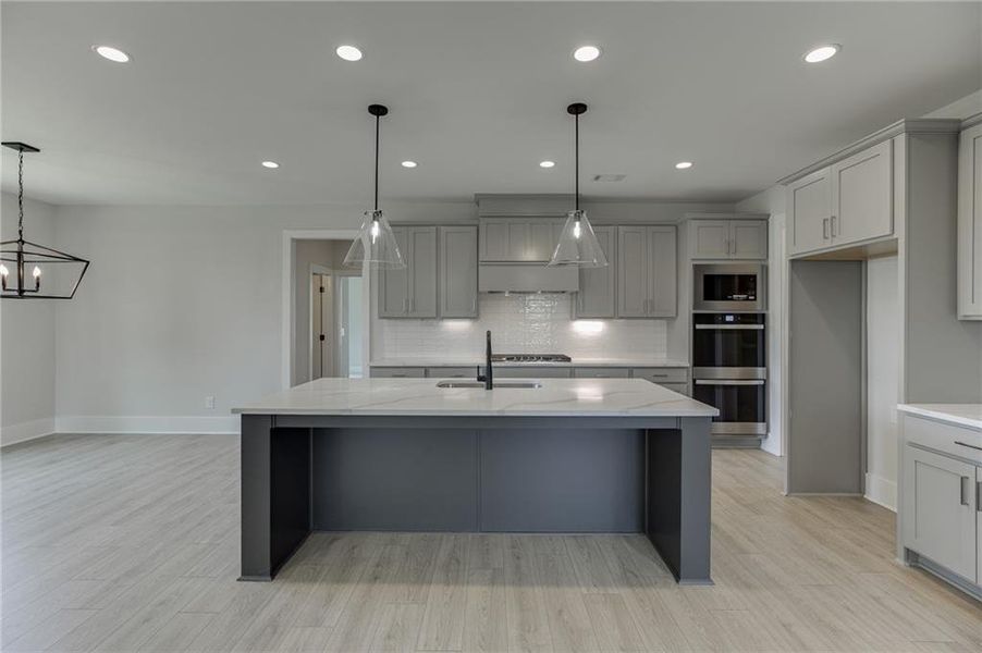 Furnished interior view inside a new home in , Buford (Image 13).