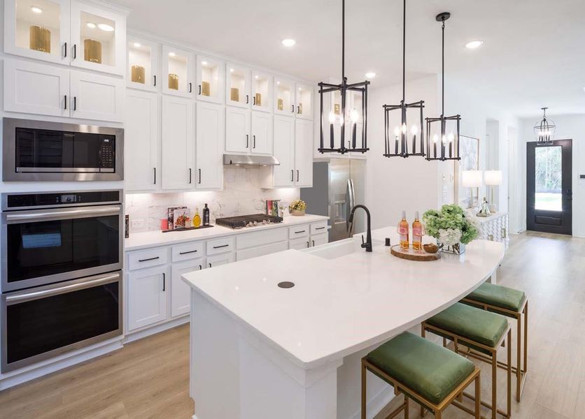 Furnished interior view inside a new home in Woodforest Townhomes, Montgomery (Image 5).