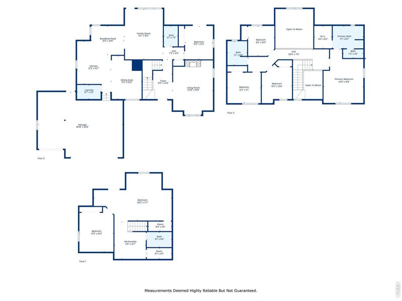 2D floor plan layout of this home in , Denver, CO (Image 27).