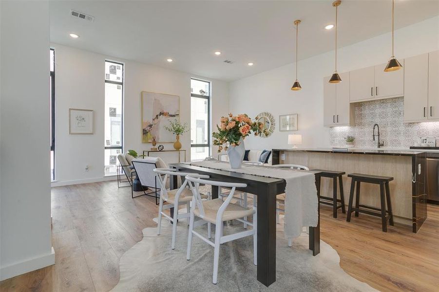 Furnished interior view inside a new home in , Fort Worth (Image 30). Furnished interior view inside a new home in , Fort Worth (Image 30).