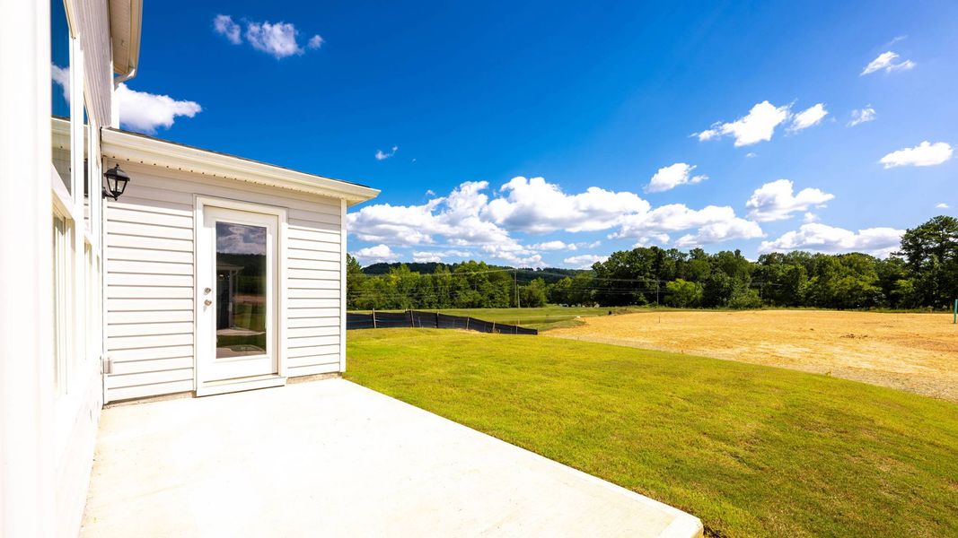 Representative exterior photo of a completed home built from the Darwin by D.R. Horton in Evergreen Landing, Rossville, GA (Image 28).