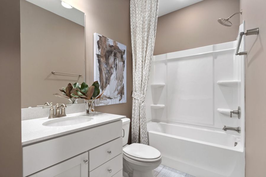 Furnished interior view inside a new home in Providence Oaks, Fuquay Varina (Image 21).