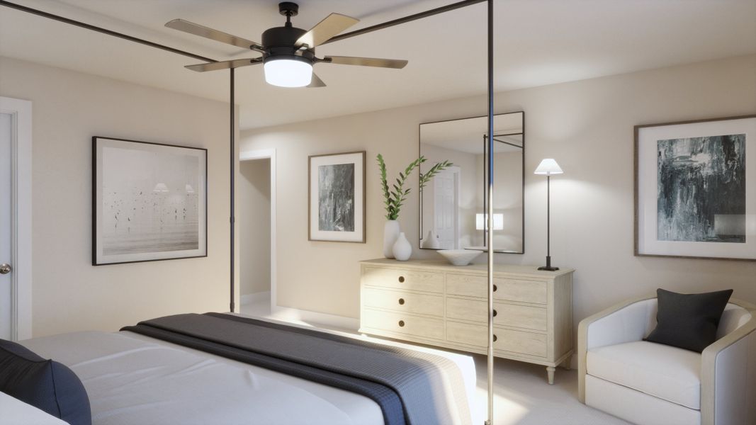 Representative furnished interior of a home built from the Finn by Risewell Homes in The Manors at Hodges Reserve, Howey-in-the-Hills (Image 12). Representative furnished interior of a home built from the Finn by Risewell Homes in The Manors at Hodges Reserve, Howey-in-the-Hills (Image 12).