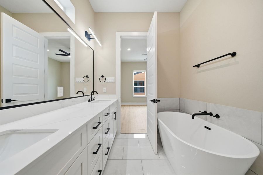 Furnished interior view inside a new home in , Houston (Image 6).