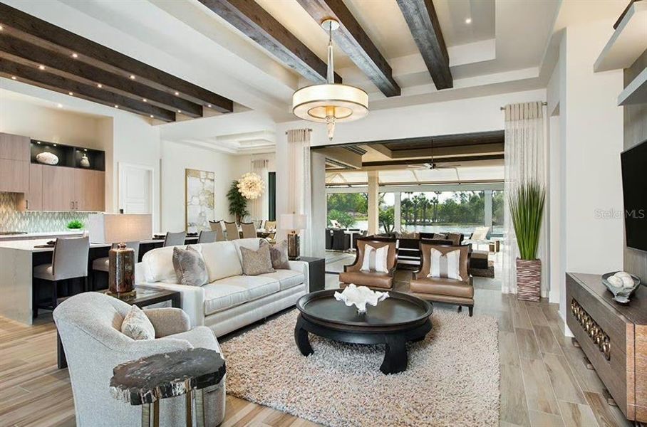 Furnished interior view inside a new home in , Palm Coast (Image 9). Furnished interior view inside a new home in , Palm Coast (Image 9).