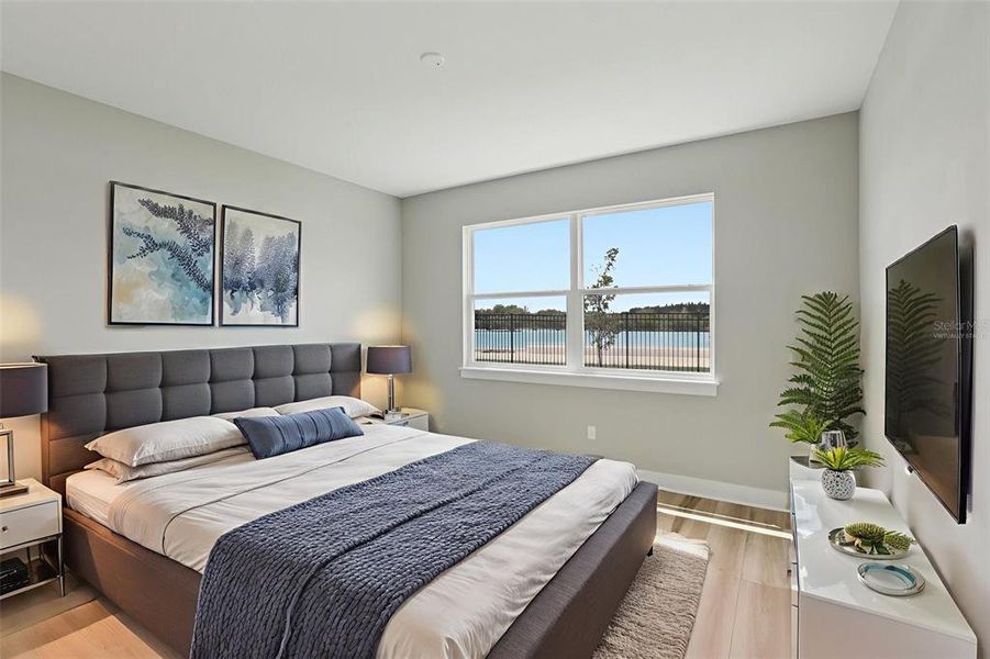 Furnished interior view inside a new home in Lagoon Residences at Epperson, Wesley Chapel (Image 13).