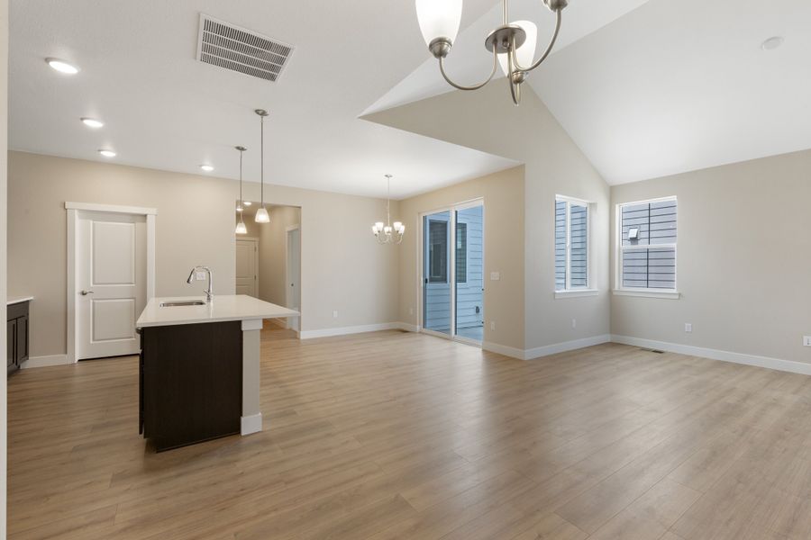 Explore modern architecture in this single-family home, highlighting open design and elegant residential features.