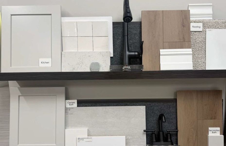 Sample of building materials used in homes in Wilson Creek Meadows, Celina (Image 27). Sample of building materials used in homes in Wilson Creek Meadows, Celina (Image 27).