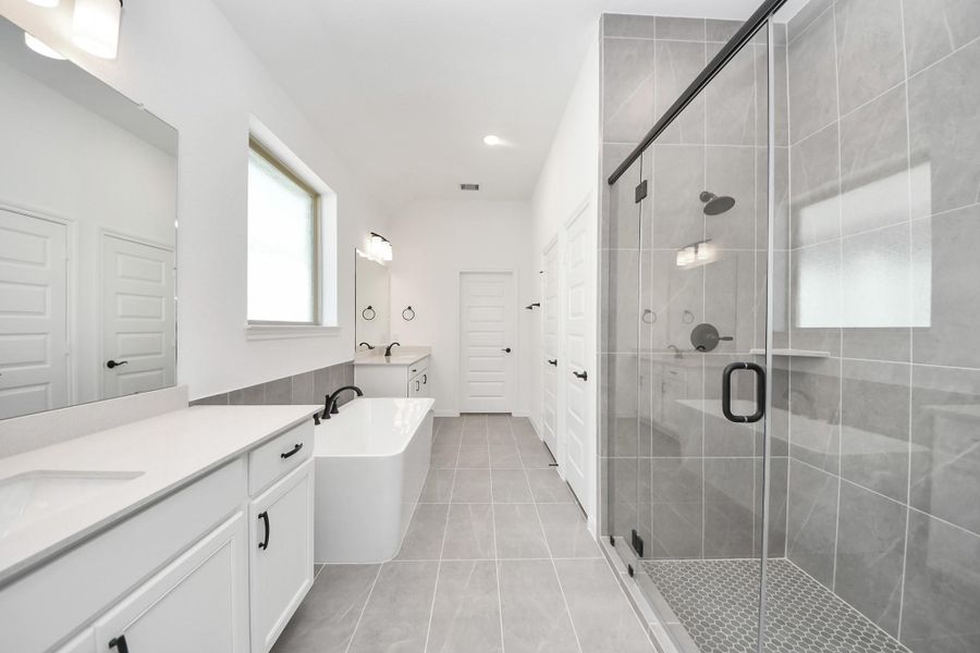 Furnished interior view inside a new home in 50' Traditional Homes at Elyson, Katy (Image 14). Furnished interior view inside a new home in 50' Traditional Homes at Elyson, Katy (Image 14).