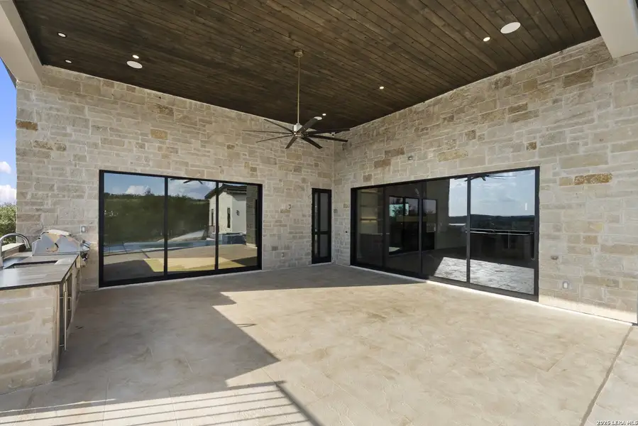 Exterior details and patio area of a home in , Canyon Lake (Image 35).