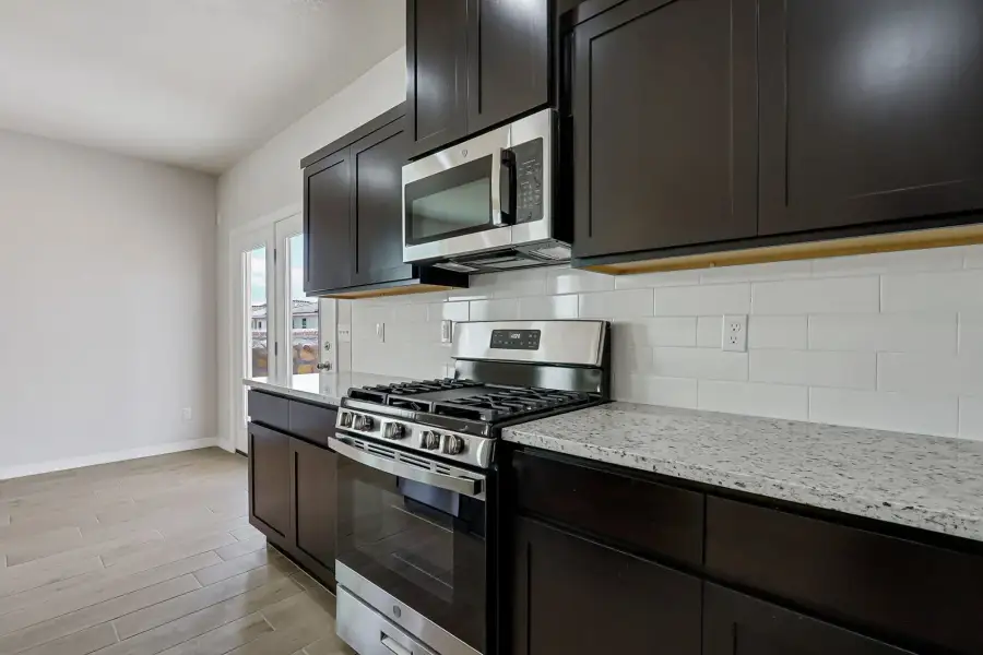 Representative furnished interior of a home built from the Desert Willow by View Homes in Paseo del Este, El Paso (Image 18). Representative furnished interior of a home built from the Desert Willow by View Homes in Paseo del Este, El Paso (Image 18).