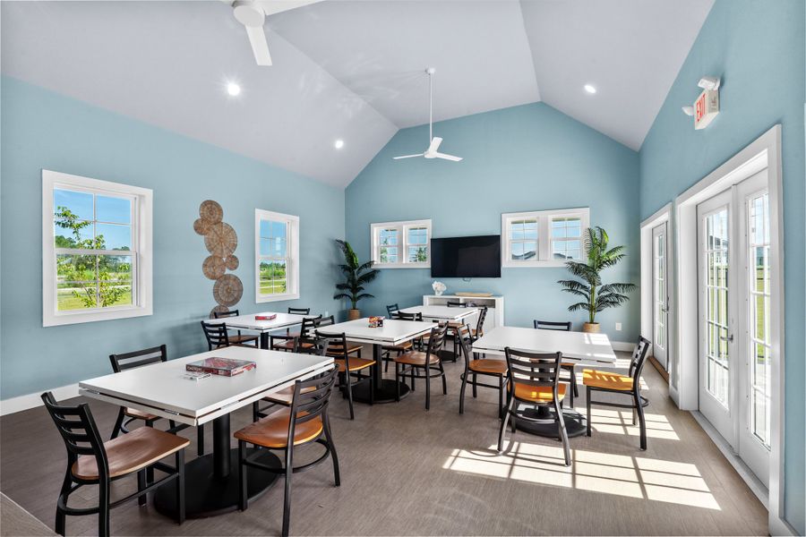 Furnished interior view inside a new home in Waterside - Boardwalk Series, Longs (Image 6).
