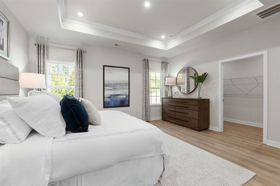 Representative furnished interior of a home built from the Palladio Ranch by Ryan Homes in Ravenfield, Charlotte (Image 40).