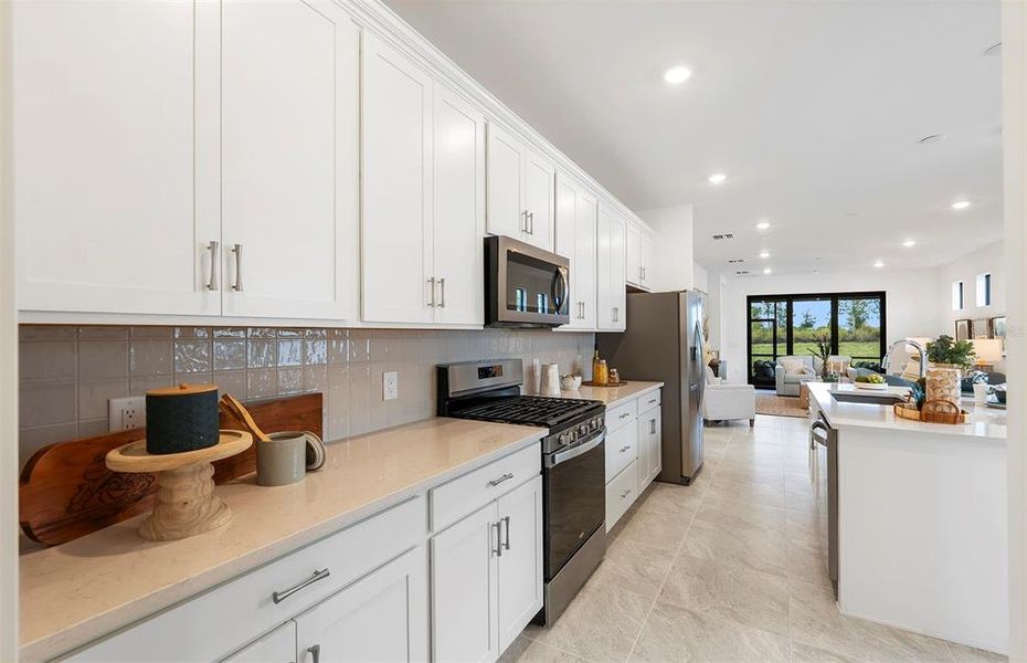 Furnished interior view inside a new home in Del Webb Catalina, Lakewood Ranch (Image 14). Furnished interior view inside a new home in Del Webb Catalina, Lakewood Ranch (Image 14).