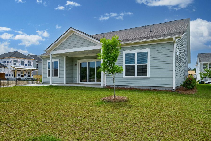 Exterior details and patio area of a home in , Charleston (Image 35).