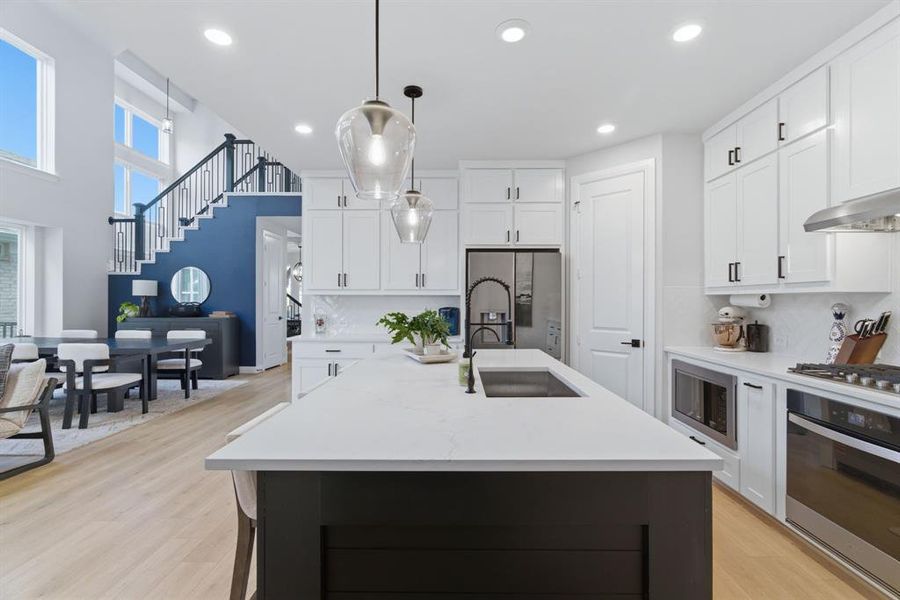 Furnished interior view inside a new home in , Corinth (Image 18).