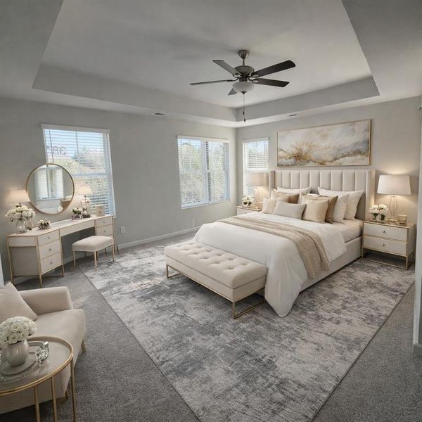 Furnished interior view inside a new home in Chastain Heights, Woodstock (Image 3).