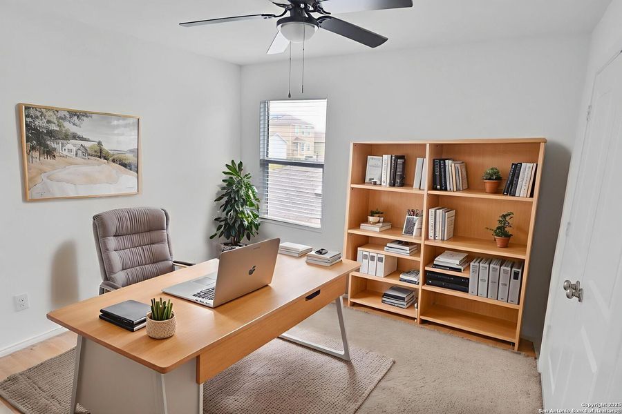 Furnished interior view inside a new home in Southton Meadows: Stonehill Collection, San Antonio (Image 9).
