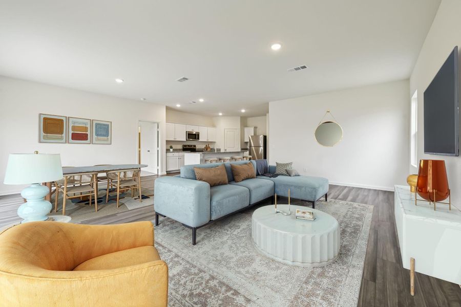 Furnished interior view inside a new home in Williams Landing, Waller (Image 9).