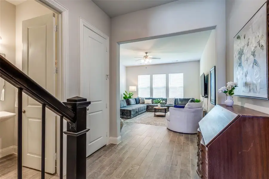 Furnished interior view inside a new home in , Lewisville (Image 6).